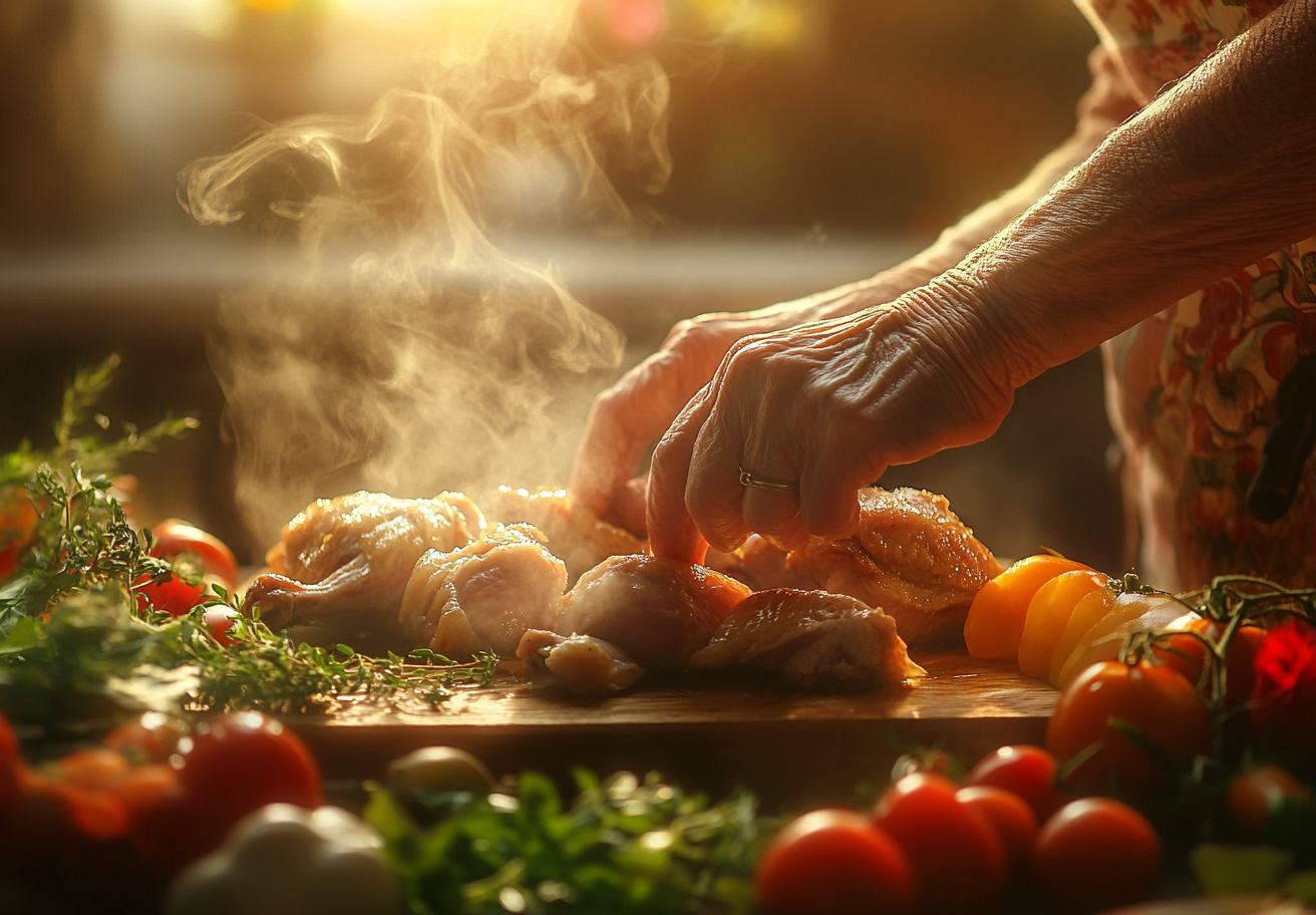 Команда neldrapin за приготуванням традиційних страв